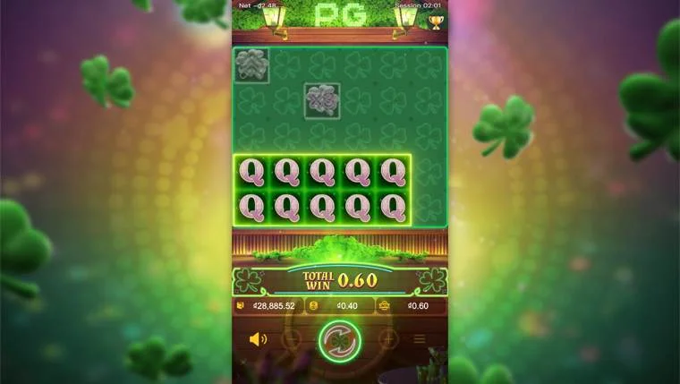 Ảnh giao diện chính game Lucky Clover Riches (slot PG) chơi tại LC79