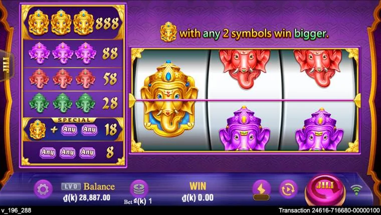 Ảnh màn hình gameplay game Super Rich (slot JILI) chơi tại LC79